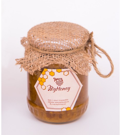 Цветочная пыльца в мёде - 1 курс (250 гр. пыльца + 250 гр. меда)